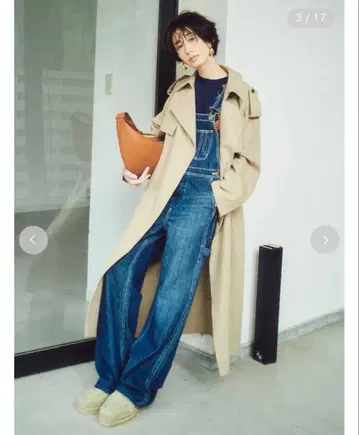 새상품 Mila Owen 공통 벨트 포함 헌장 디자인 트렌치코트