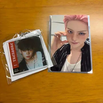 treasure 요시 아크릴 키링 & 포토카드 세트