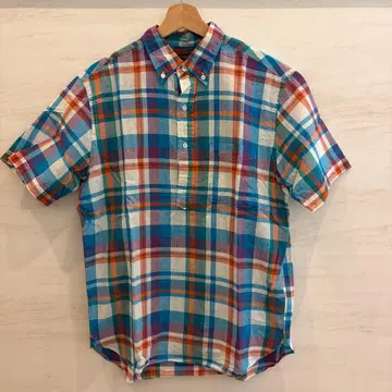 BEAMS+ 체크 무늬 마드라스 풀오버