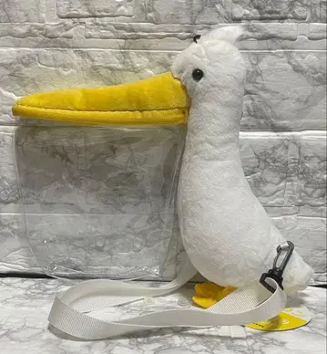 펠리컨 봉제 인형 미니백 파우치 라운드 원 한정판 4