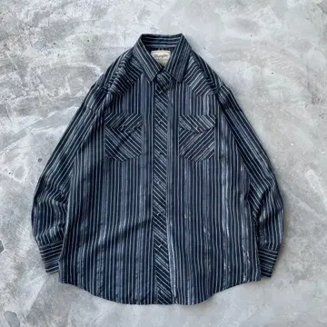 00s~ 랭글러 스트라이프 웨스턴 셔츠 구제 의류