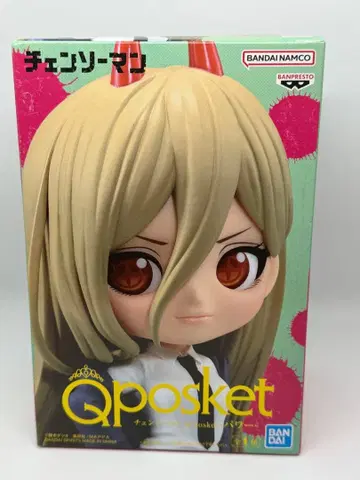 Qposket 체인소 맨 피규어 파워
