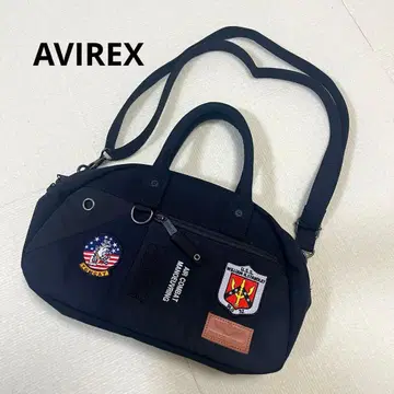 AVIREX 블랙 숄더백 한정판