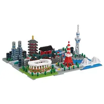 카와다(Kawada) 나노 블록 도쿄 1280pcs NB-040xyz