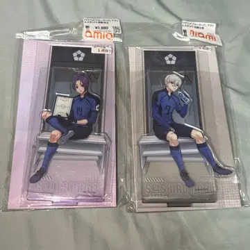 블루 록 아크릴 스탠드 나기 세이시로 미카게 레오