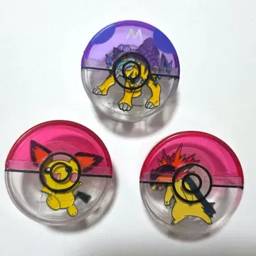 포켓몬 핀즈 3개 세트 핀 배지 몬스터볼