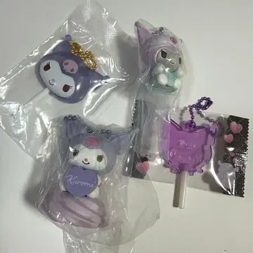 쿠로미 캔디 참 가챠 식품 완구 4개 세트