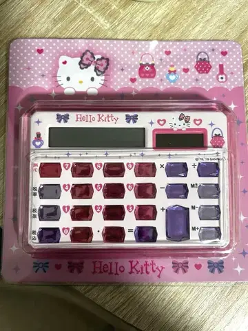 산리오 프렌드십 클럽 한정판 헬로키티 계산기