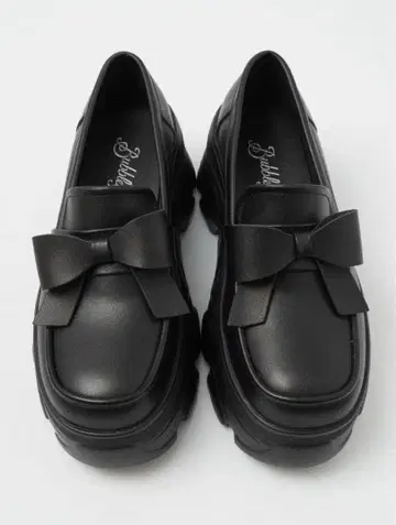 Bubbles 리본 로퍼 블랙 38