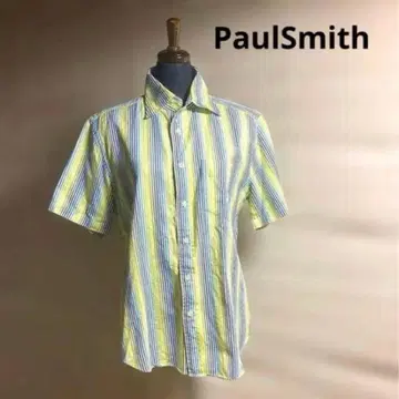 컨디션 최상! PaulSmith (폴스미스) 스트라이프 반팔 셔츠