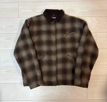 Backers 브라운 계열 체크 자켓 M
