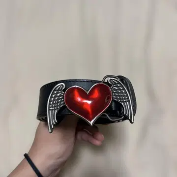 jaded london 블랙 하트 스터드 벨트 y2k 펑크