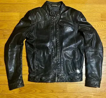 저스트 카발리 가죽 자켓 블랙 46 라이더스