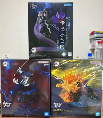 귀멸 피규어 3체 세트