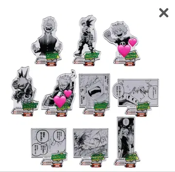 바쿠고 카츠키 아크릴 피규어 컬렉션 어른 어린 시절 세트