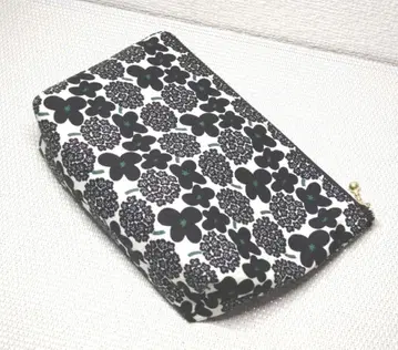꽃무늬 가마구치 파우치