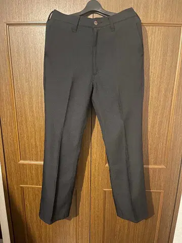 엔할리우드 랭글러 콜라보 런처 팬츠 블랙