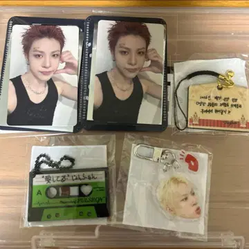 treasure 정우 얼굴 아크릴 키링 에마 카드 파일 카세트