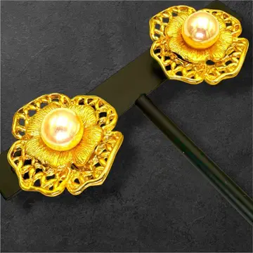 HANAE MORI 귀찌 골드 여성용 각인 r8231