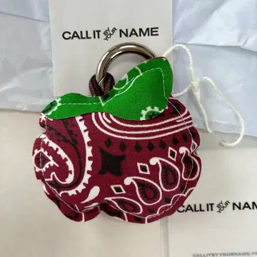 CALL IT BY YOUR NAME APPLE 키링 참