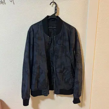 ZARA 남성용 MA-1 자켓 카모플라주 M