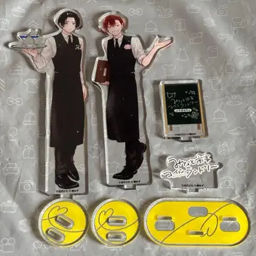 미나토 상사 코인 런드리 콜라보 카페 아크릴 스탠드