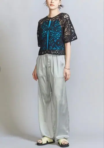 BEAUTY&YOUTH 캘린더 이지 팬츠 실버 M