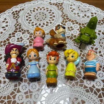 피터팬 손가락 인형 7개 세트 디즈니 스토어, 팅커벨, 후크, 나나