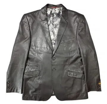 폴스미스 램스킨 가죽 테일러드 자켓 브라운 L