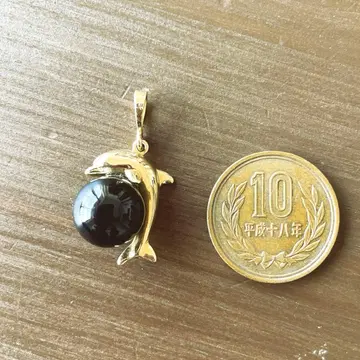 14K 돌핀 펜던트 탑