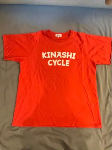KINASHI CYCLE 빨간색 T셔츠
