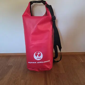JAL 빨간색 더플백 숄더 스트랩 포함