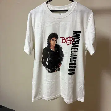 GU 마이클 잭슨 티셔츠 L 사이즈 화이트