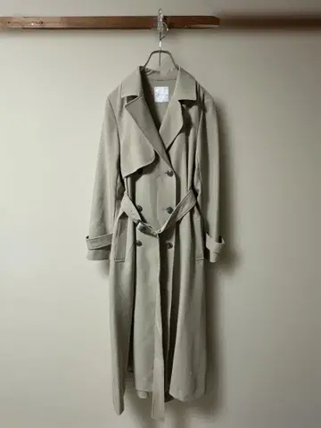 zY118 [ F ] 앙데팡당 스프링 코트 트렌치코트 동일 원단 벨트