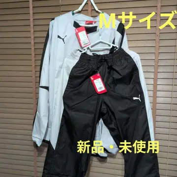 PUMA 피스테 상하의 세트 화이트/블랙