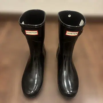 HUNTER 레인부츠 EU38 새상품급 블랙
