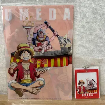 ONEPIECE 무기와라 스토어 우메다 한정판 클리어 파일 사진 프레임