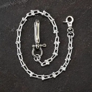 실버 하드웨어 링크 월렛 체인 지갑