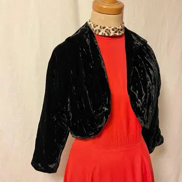 40s 50s 빈티지 가디건 볼레로 벨로아 로카빌리