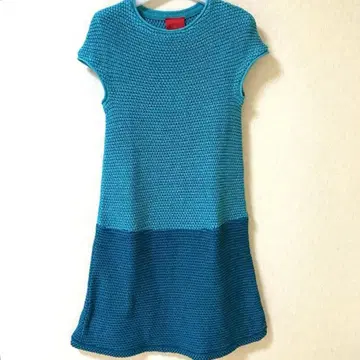 미사용 새상품 Shilla 시빌라 틸 그라데이션 니트 원피스 M