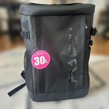 택 포함 미사용 새상품 FILA 블랙 백팩 30L
