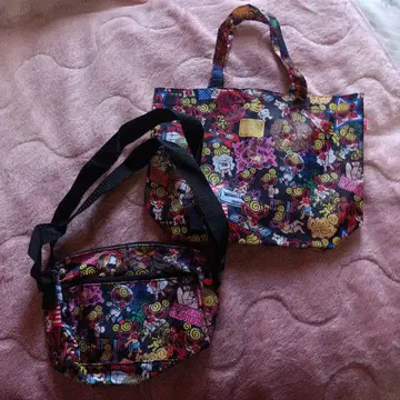 25주년 한정판 히스테릭 미니 올 패턴 토트 & 숄더 백 세트