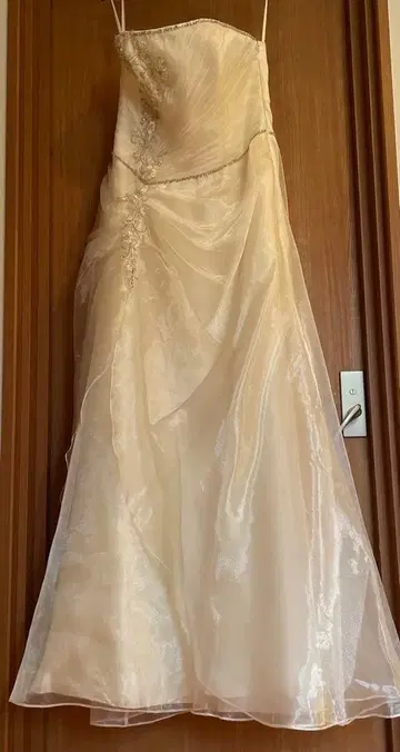 아이보리 롱 드레스 웨딩