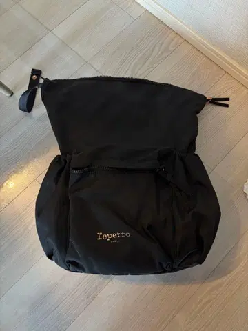 repetto 블랙 나일론 백팩