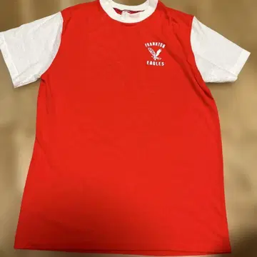 70s unknown USA제 소매 밑단 싱글 풋볼T셔츠 xl