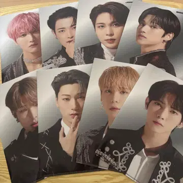 ATEEZ 패밀리마트 클리어 파일 컴프