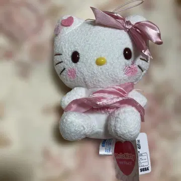 산리오 헬로키티 12별자리 봉제 인형 마스코트 처녀자리 핑크