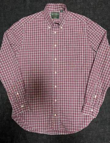 USA제 GITMAN BROS 체크 BD 셔츠