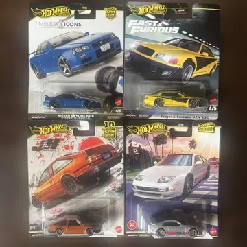 핫휠 4대 세트 타임리스 아이콘 패스트 & 퓨리어스