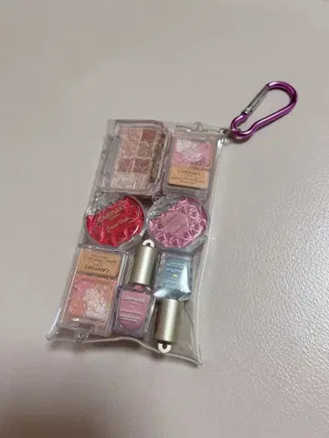 가챠 파우치 화장품 캔메이크 핑크 미니어처 가챠가챠